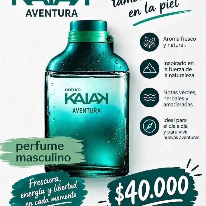 Perfume Natura Kaiak aventura masculino