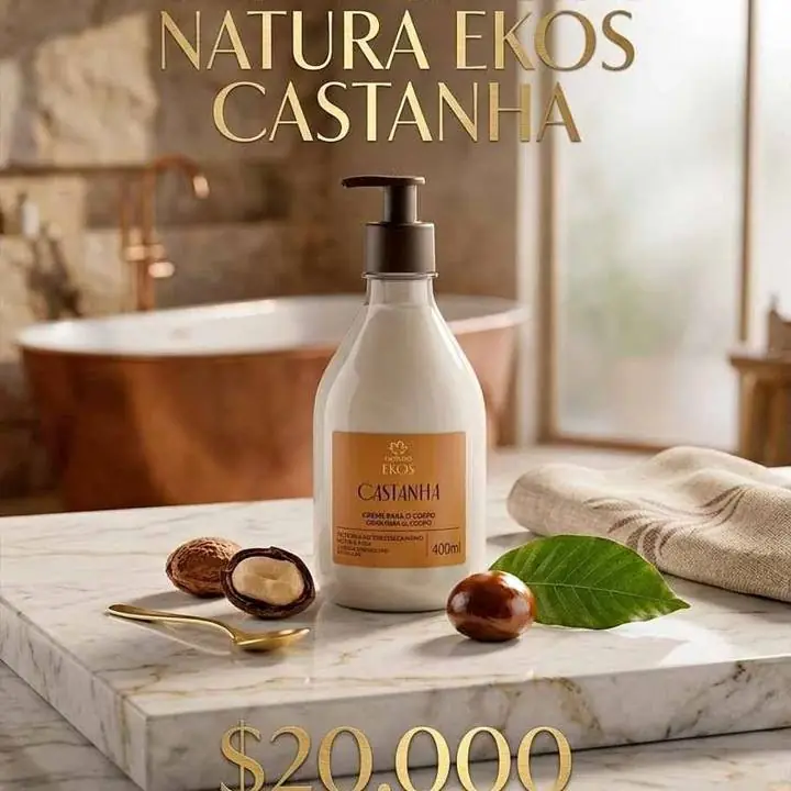 Crema corporal Natura ekos castaña