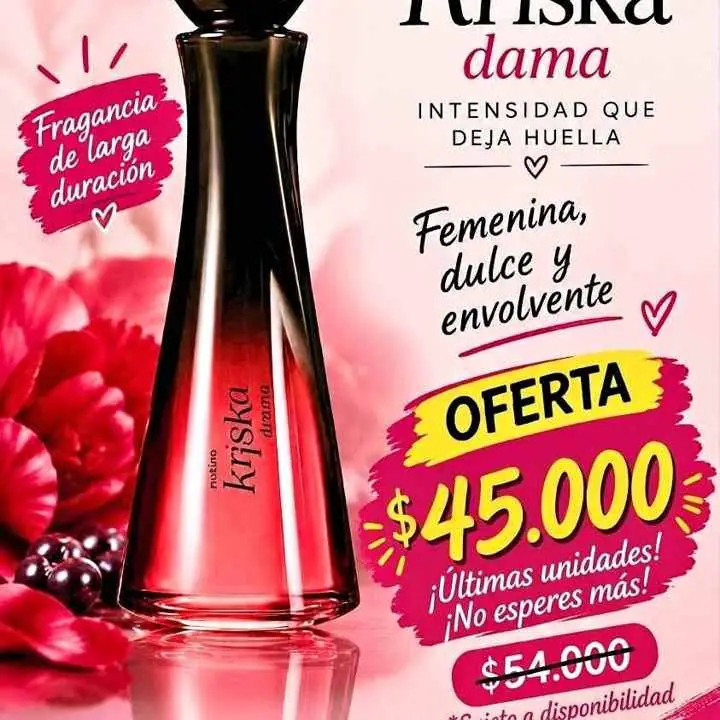 Perfume femenino Natura kriska drama