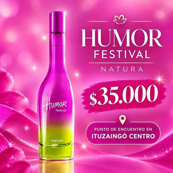 Perfume femenino Natura humor festival