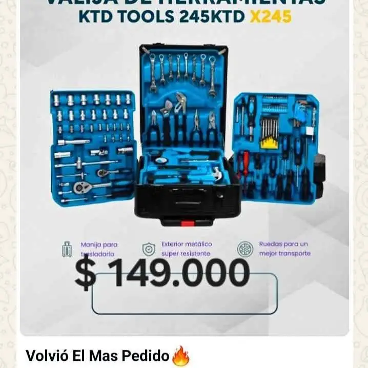 Valija de herramientas KTD 245