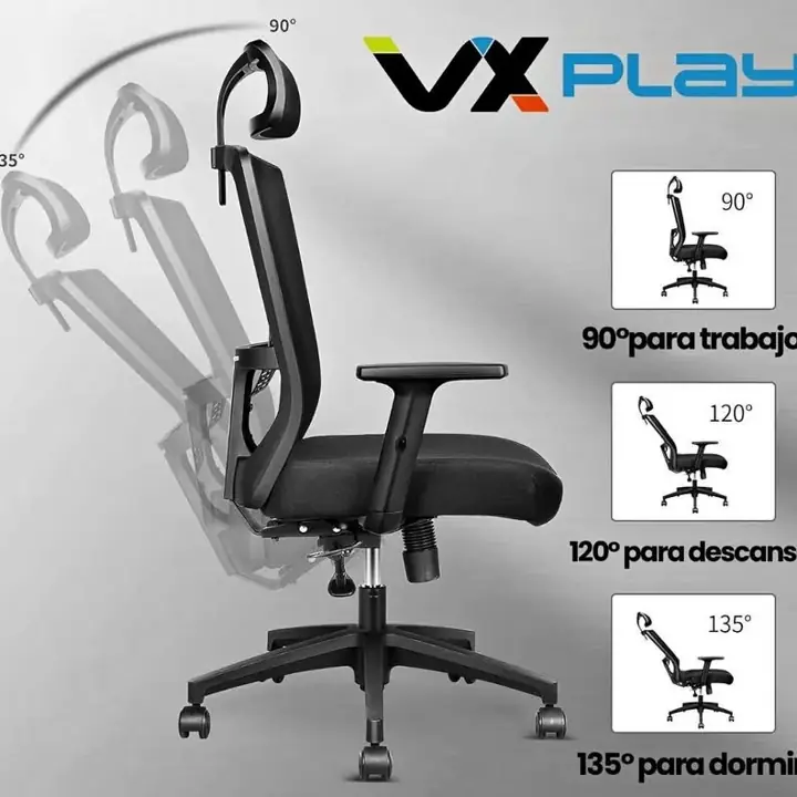 Silla Escritorio Vxplay Albert Ergonomica Postural Oficina! las mejores del mercado