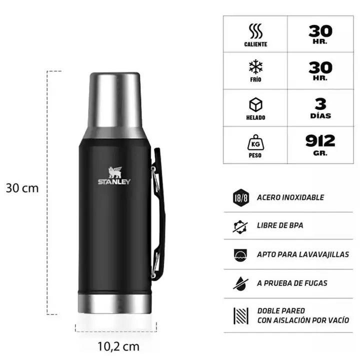Termo Stanley Mate System Classic 1.2lts ORIGINALES!