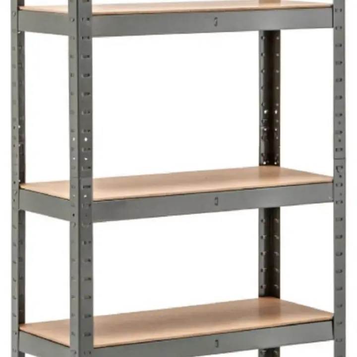 Estanteria Metal Estilo Industrial 5 Estantes 90x40x180 175kg Galvanizado Metalico para Hogar Comerc