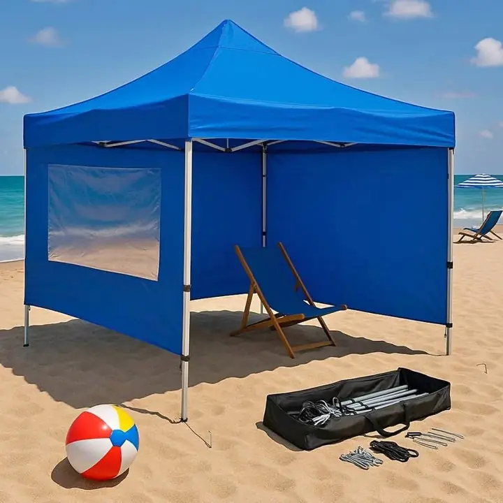 GAZEBO 3x3 con paredes laterales + bolso, en blanco o azul los mejores del mercado!