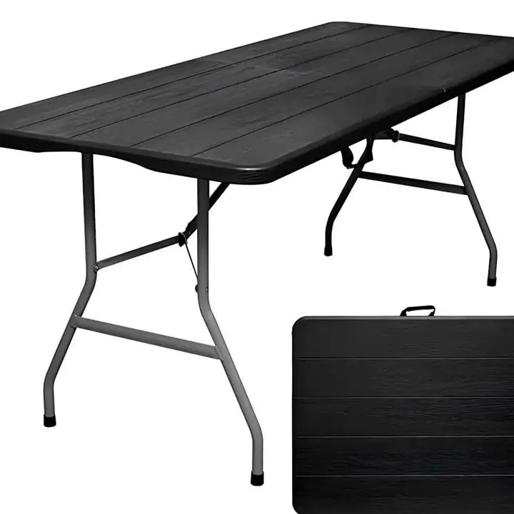 Mesa para Jardin Plegable Picnic 180 X 74 Simil Madera las mejores del mercado!