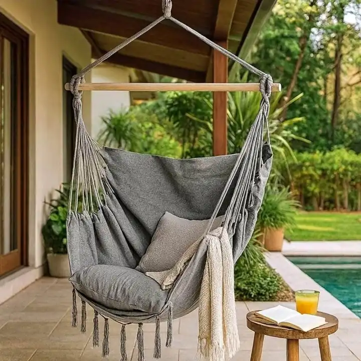 Sillones Colgantes en color Gris y en Blanco Importados