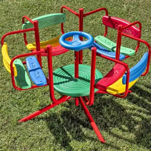 Calesita Infantil Super Caño Reforzado Exterior/Interior