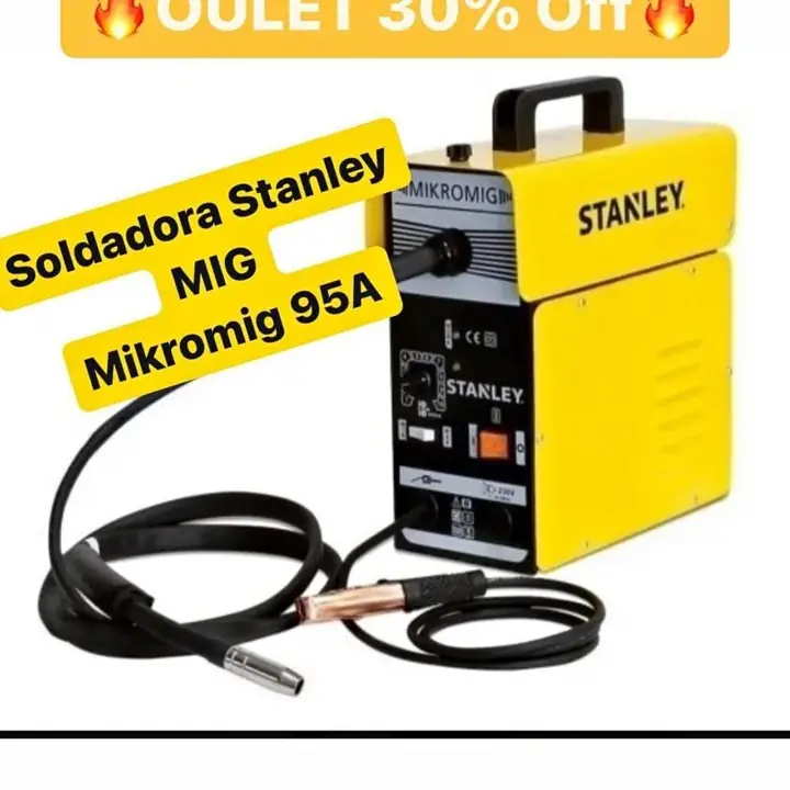 OULET Soldadora Stanley Mikromig Italiana sin Gas Flux 95 A! Entrega Inmediata! Envios