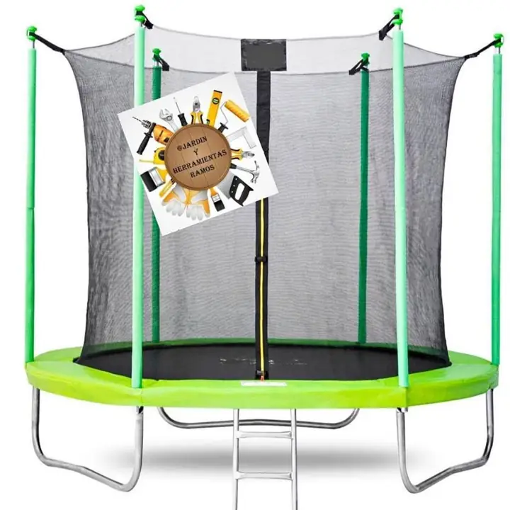 Cama elástica Premium Security JVP-244VEPS con diámetro de 244 cm, Entrega Inmediata! Envíos