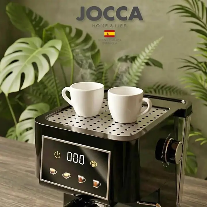 Cafetera Digital Expresso Jocca Automatica 4 en 1 20 Bar con Accesorios para Cafe Molido día padre