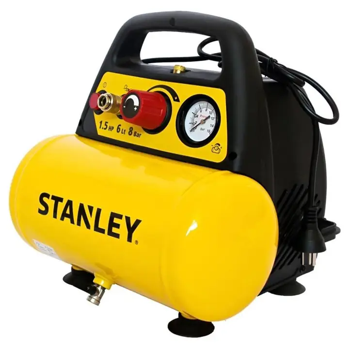 Compresor de Aire Stanley 6 Lts 1.5 Hp con kit soplado