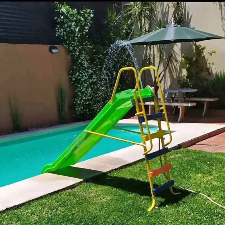 Tobogan Acuatico 4 Escalones Rotomoldeo Pileta Agua día del niño