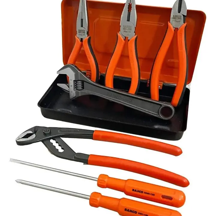 Set Herramientas Bahco Alicate Destornillador Pico Loro