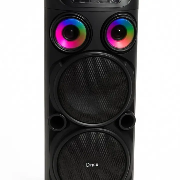 Torre dinax 2400W 3x8 PARBLU23 90CM de alto música!