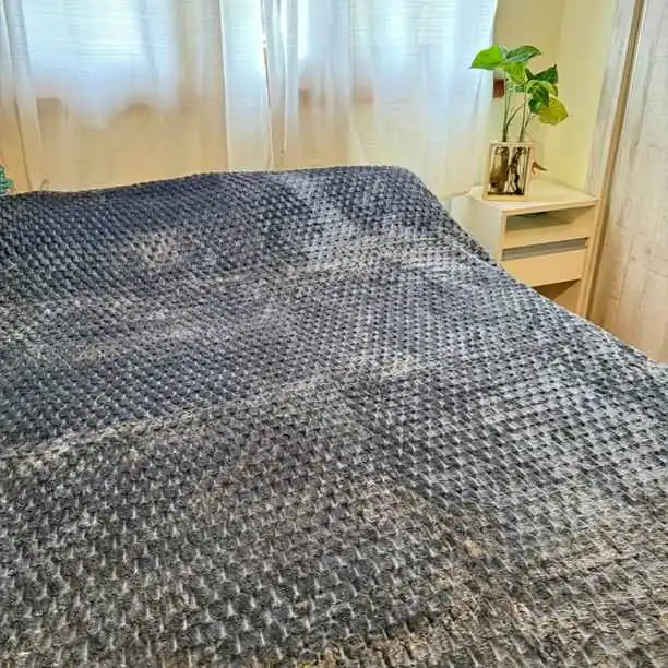 Manta tortuga con corderito