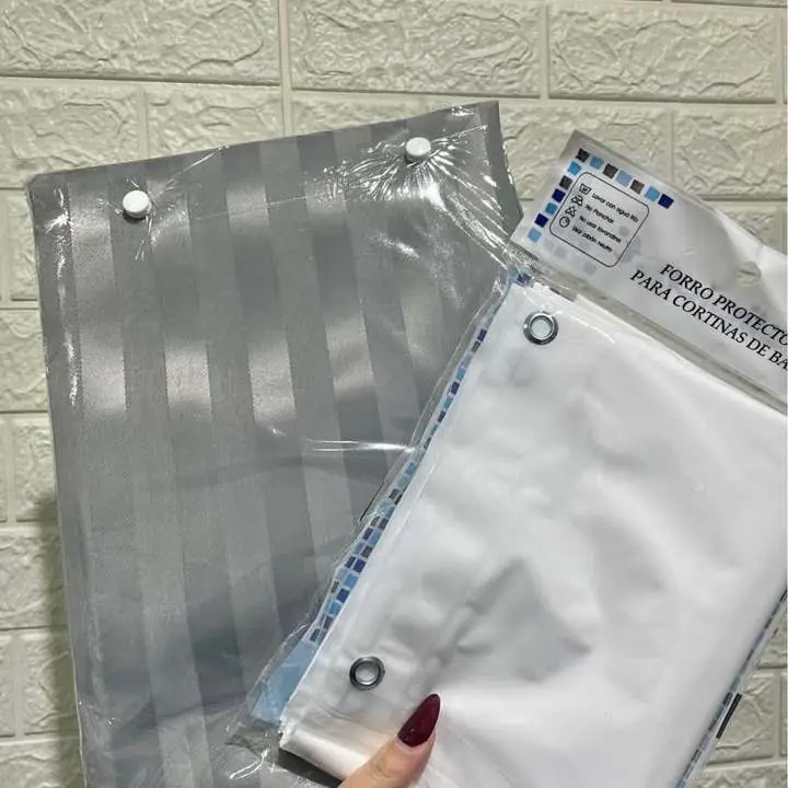 OFERTA cortina de baño + Protector