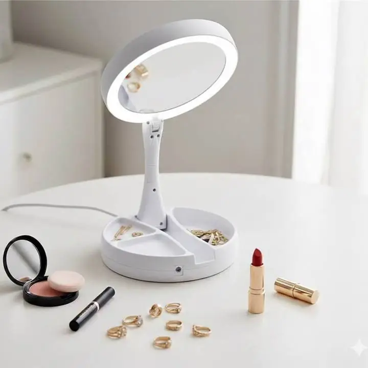 Espejo LED plegable