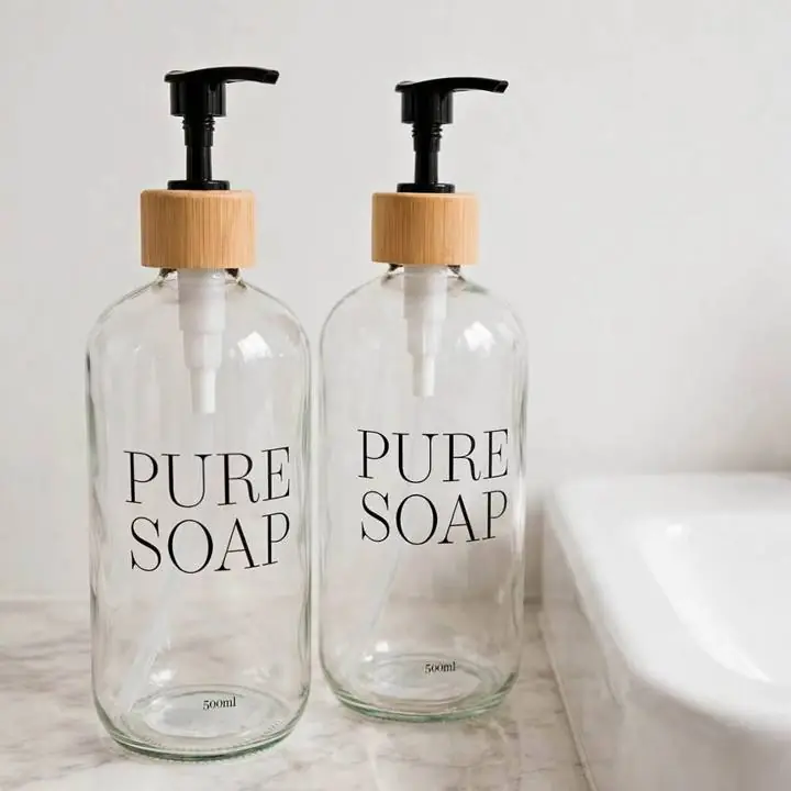 Dispenser soap con bambú