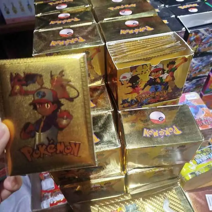 Figuritas pokemon doradas (20 sobres)