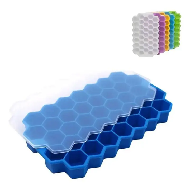 Cubetera de hielo siliconada forma panal (nuevos)
