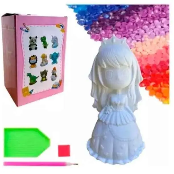 Alcancia diamond painting princesa/astronauta!