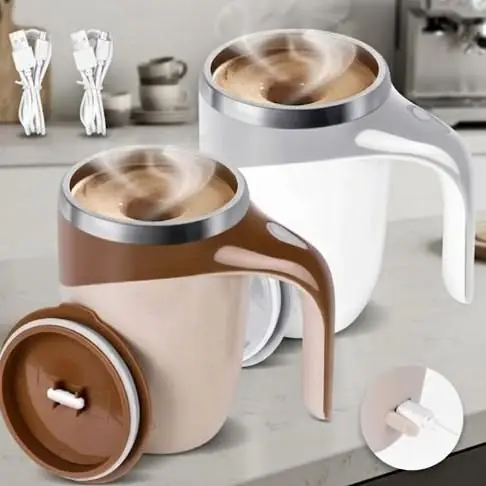 Taza cafe mezcladora 380ML (nuevos en caja)