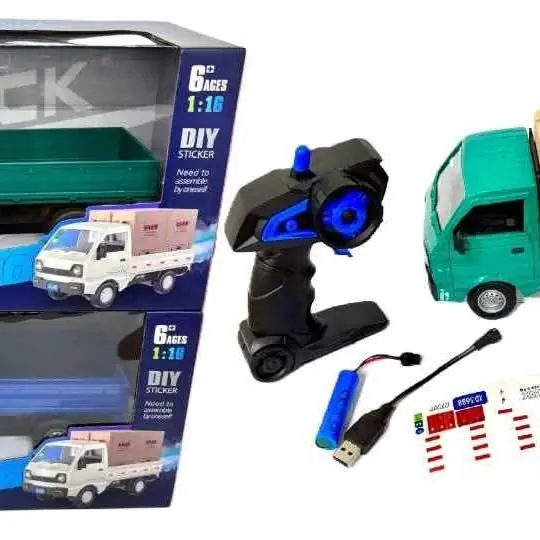 Camion a radio control 2.4G 1:16 C/luz + musica