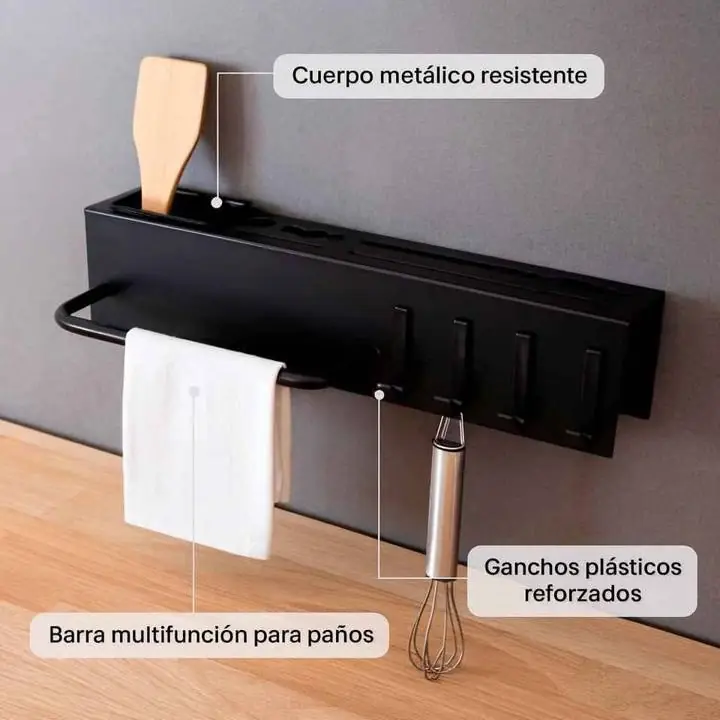 Estante organizador de cubiertos 30cm