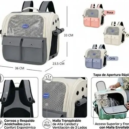Mochila para trasladar mascotas