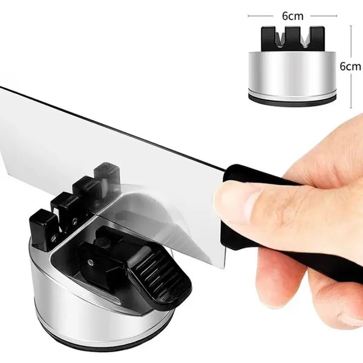 Afilador de cuchillos doble con sopapa