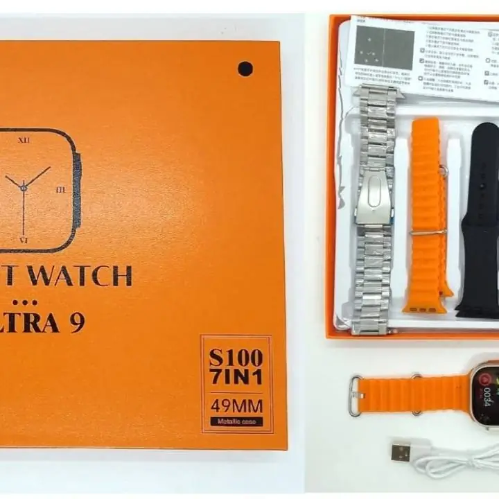 Smartwatch ultra 9 7 en 1 nuevos en caja!