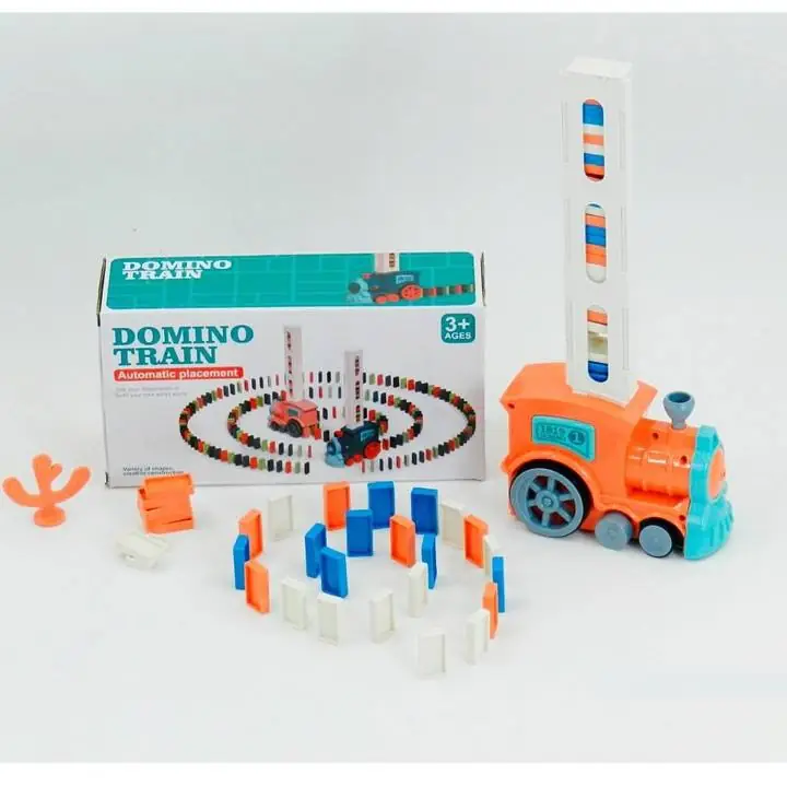 Tren apilador de fichas domino