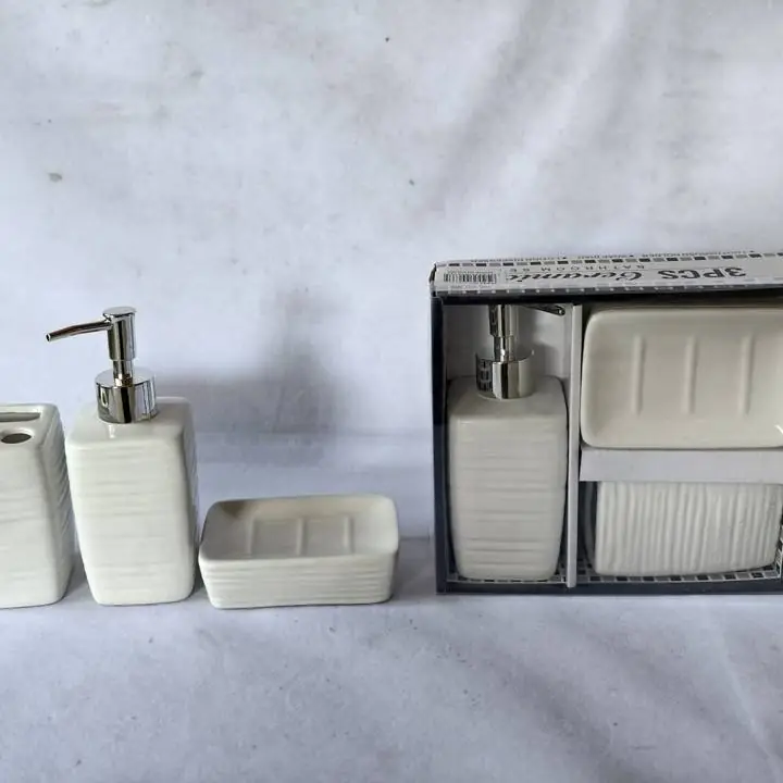 Set de baño x 3 (ceramica)