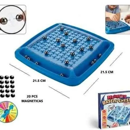 Juego de mesa bolas magneticas (battle chess)