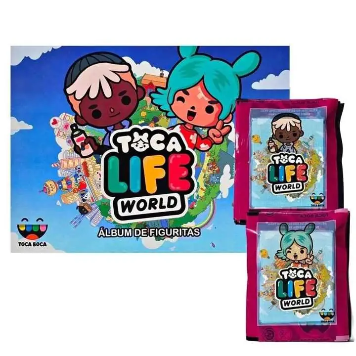 Album toca boca world + 40 sobres (originales)