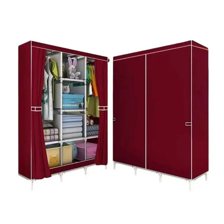 Armario rojo ropero PORTATIL130x45x170