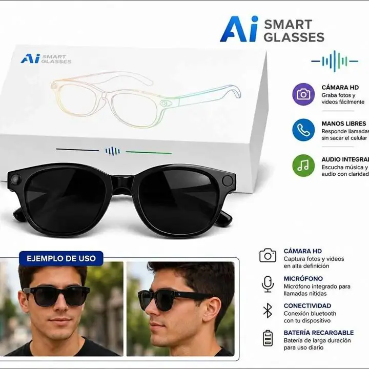 Anteojos inteligentes con camara
