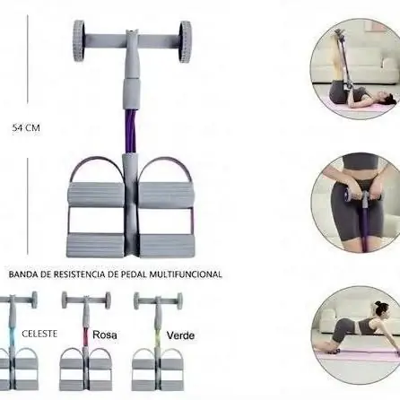 Bandas elasticas multifuncional con pedal (nuevos en caja)
