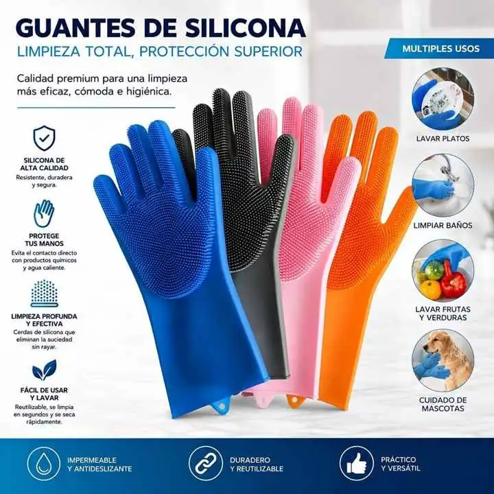 Guante multiuso de silicona (nuevos)