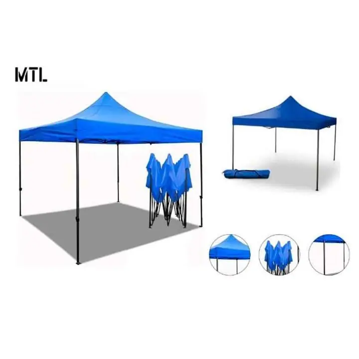 Gazebo 3x3M azul, negro o rojo