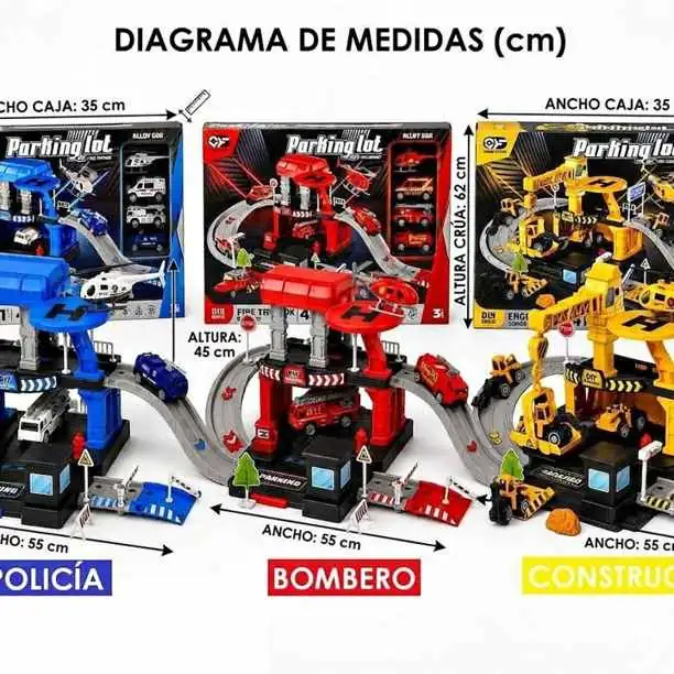Estacion/pista oficios C/helipuerto + accesorios (nuevos en caja)