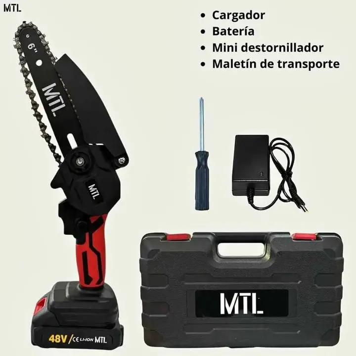 Motosierra corta rama electrica c/ estuche mtl