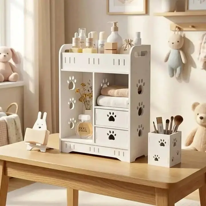 Organizador escritorio blanco patitas mtl (nuevos en caja)