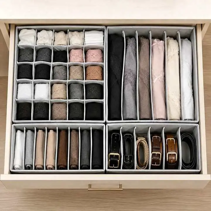 Organizador de ropa interior plegable placard (nuevos)