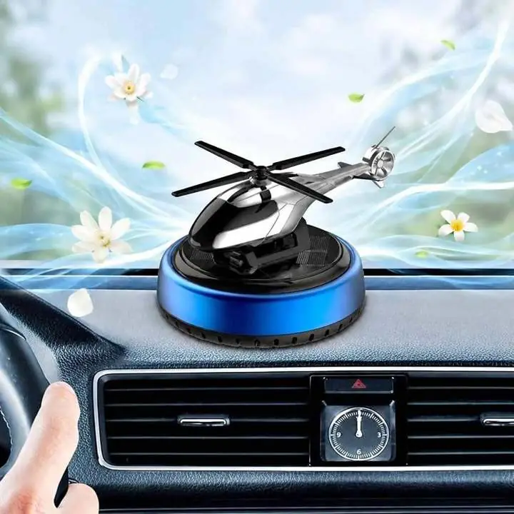 Aromatizante solar para auto helicoptero