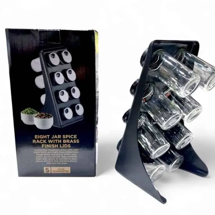 Especiero x 8 frascos(vidrio)