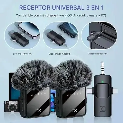 Microfonos lavalier calidad premium