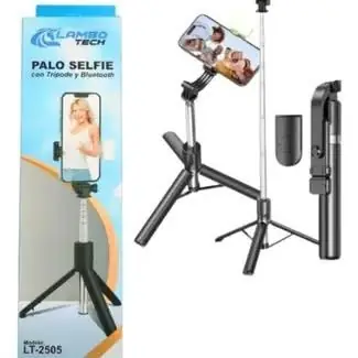 Palo selfie tripode bluetooh con luz LED