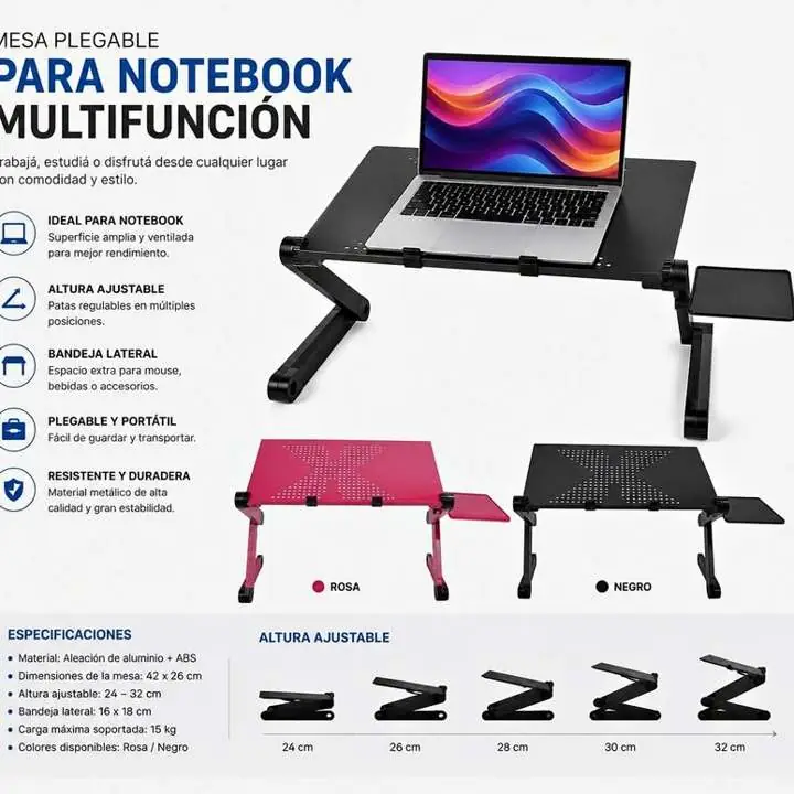 Mesa para netbook y notebook nuevos en caja